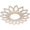 Ekena Millwork Daisy Wood Fretwork Pierced Ceiling Medallion, Alder, 30"OD x 10 1/2"ID x 3/8"T CMWP30X30X0375DAAL - alternate 5